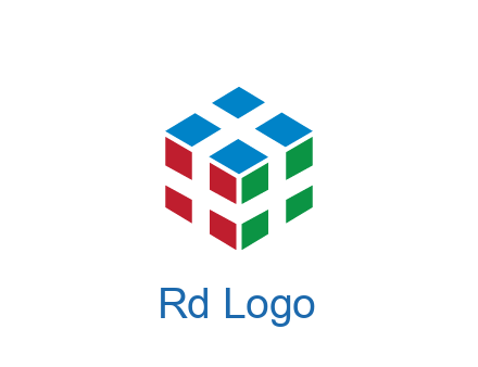 3D cube formed from squares