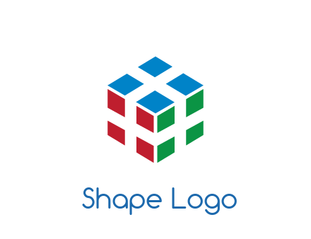 3D cube formed from squares