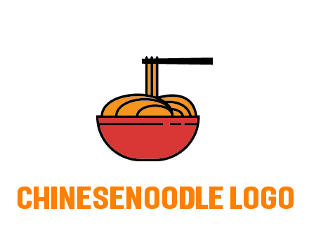 noodles with chopsticks in bowl