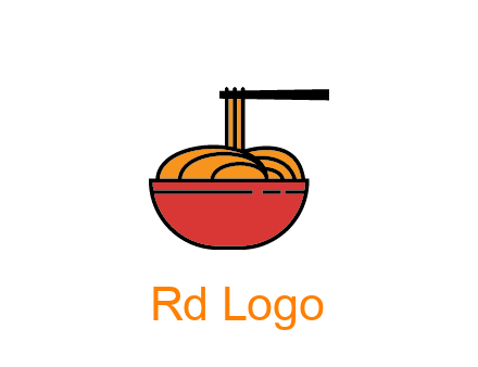 noodles with chopsticks in bowl