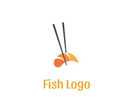 chopsticks holding sushi