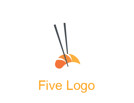 chopsticks holding sushi