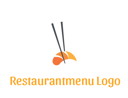 chopsticks holding sushi