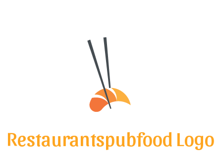 chopsticks holding sushi
