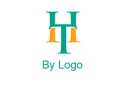 letter T forming letter H