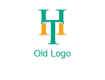 letter T forming letter H