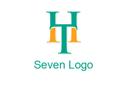letter T forming letter H