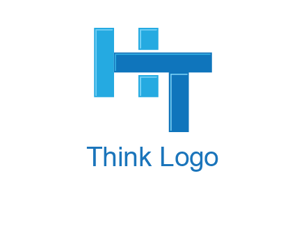 letter T joined to letter H