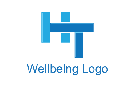 letter T joined to letter H