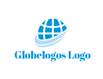 globe with swooshes