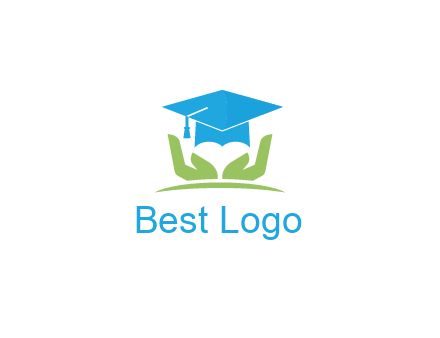 hands below scholar hat