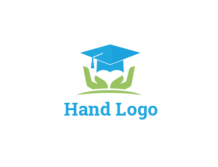 hands below scholar hat