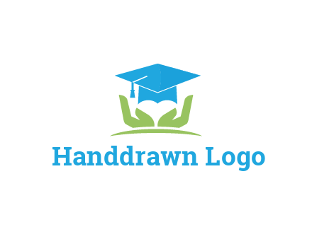 hands below scholar hat