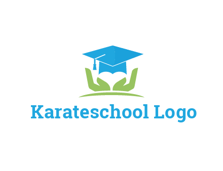 hands below scholar hat