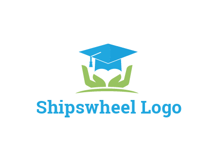 hands below scholar hat