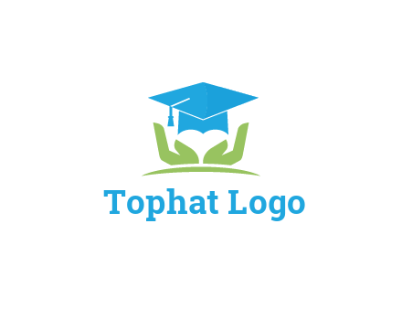 hands below scholar hat
