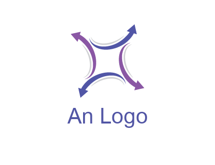 swoosh arrows forming square