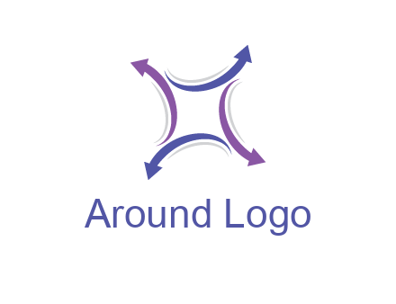 swoosh arrows forming square