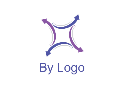 swoosh arrows forming square