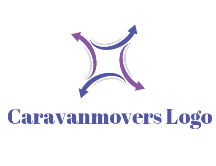 swoosh arrows forming square