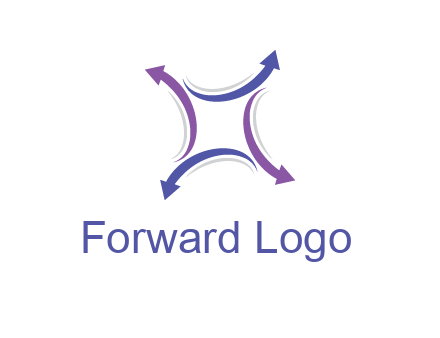 swoosh arrows forming square