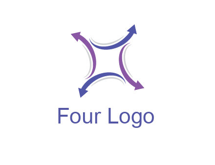 swoosh arrows forming square
