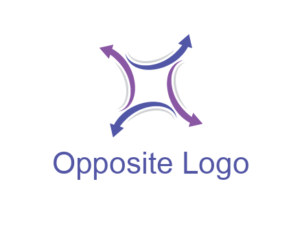 swoosh arrows forming square