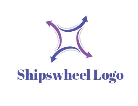 swoosh arrows forming square