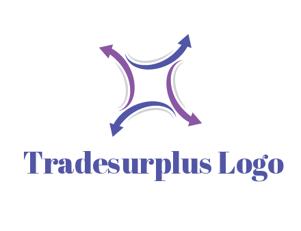 swoosh arrows forming square