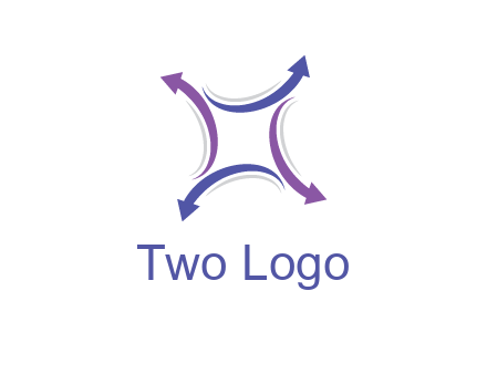 swoosh arrows forming square