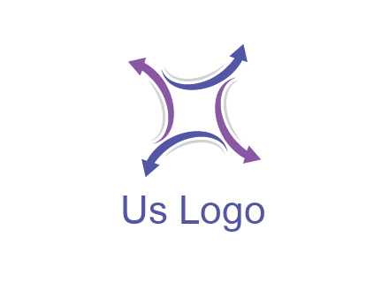 swoosh arrows forming square