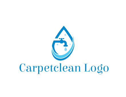 water droplet with tap and swooshes