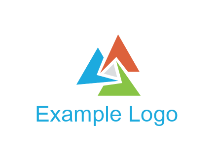 triangles joined together forming abstract shape