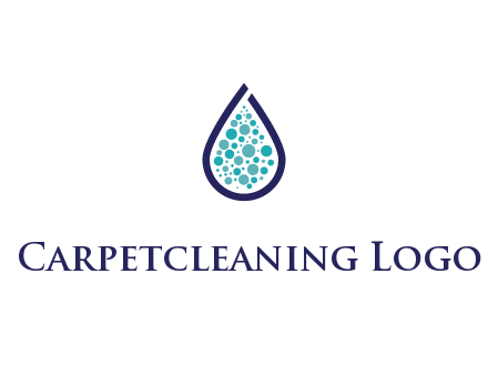 water droplet with circles inside
