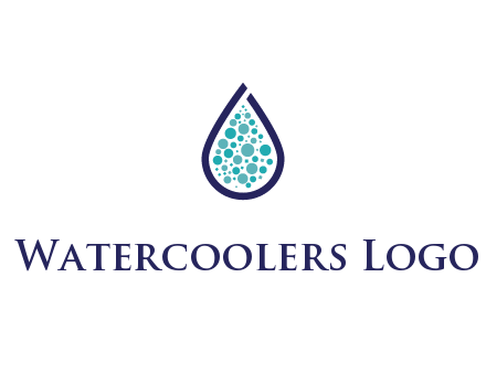water droplet with circles inside