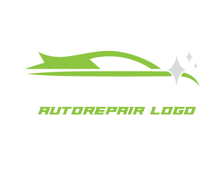 abstract car with sparkle