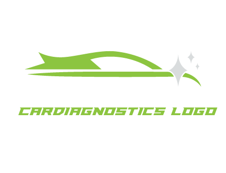 abstract car with sparkle