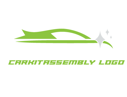 abstract car with sparkle