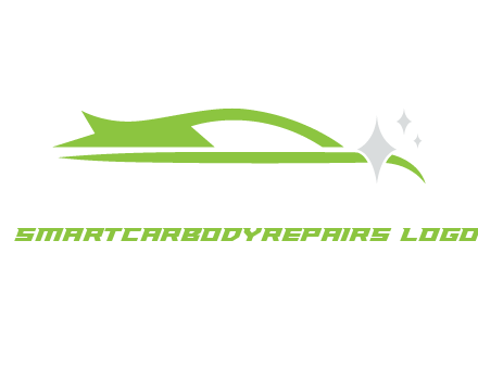 abstract car with sparkle