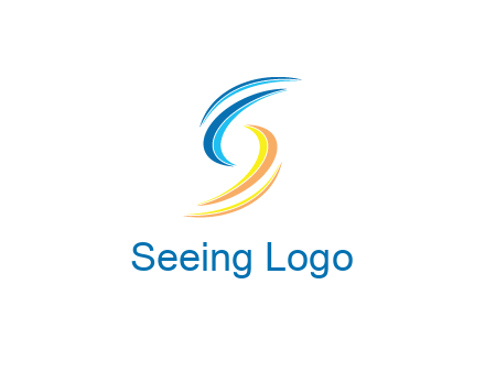 swooshes forming letter S
