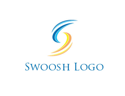 swooshes forming letter S