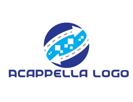 negative spacing arrows with dotted lines and pixels in circle