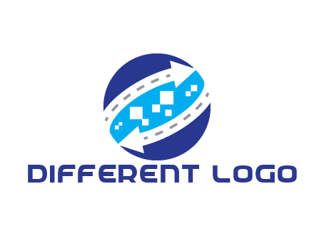 negative spacing arrows with dotted lines and pixels in circle