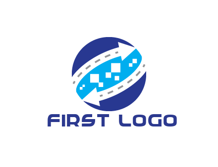 negative spacing arrows with dotted lines and pixels in circle