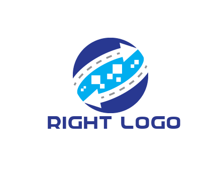 negative spacing arrows with dotted lines and pixels in circle