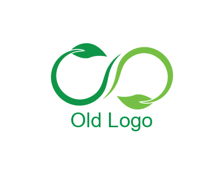 infinity sign from leaves