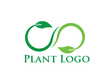 infinity sign from leaves