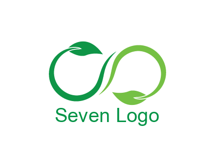infinity sign from leaves