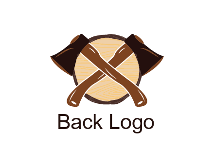 log behind axes