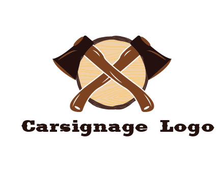 log behind axes